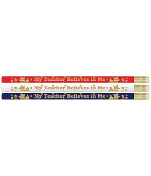 My Teacher Believes in Me Pencils, Pack of 12