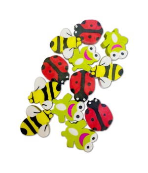 Lil Critters Pencil Topper Erasers, Pack of 12