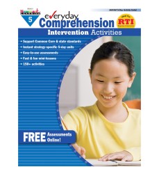 Everyday Comprehension Intervention Activities Book, Grade 5