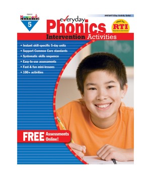 Everyday Intervention Activities for Phonics, Grade 5