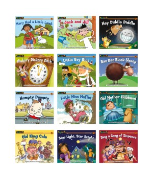 Nursery Rhyme Tales Content-Area Leveled Reader, English, Set of 12