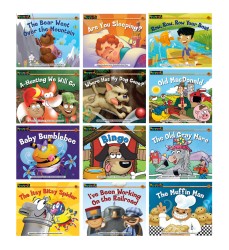 Rising Readers Leveled Book, Nursery Rhyme Songs & Stories, Set of 12