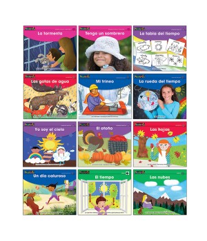 Early Rising Readers Weather Theme Set, Spanish