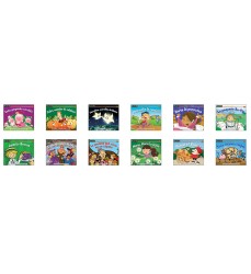 Decodable Readers Grade K Consonants and Short Vowels (a, i, o), 19 Books