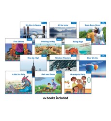 Decodable Readers Grade 1 Long Vowels, 24 Books
