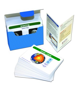 Earth Science Vocabulary Builder Flash Card Set, Middle School