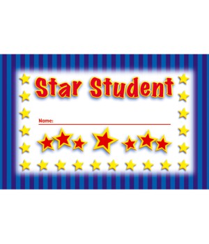 Star Student Punch Cards, Pack of 36