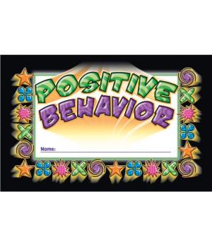 Positive Behavior Punch Cards, Pack of 36