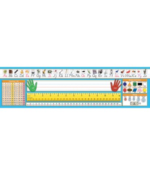 Primary Modern Manuscript Counting 1-120 Desk Plate, Pack of 36