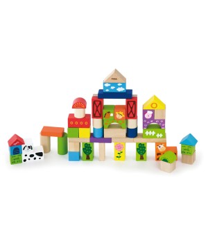 Wooden Blocks, Farm Designs