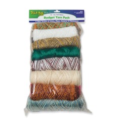 Budget Yarn Pack, Assorted Colors, 16 oz., 16 Skeins