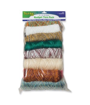 Budget Yarn Pack, Assorted Colors, 16 oz., 16 Skeins