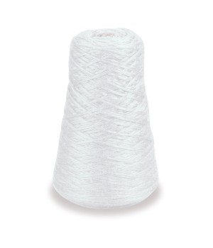 4-Ply Double Weight Rug Yarn Refill Cone, White, 8 oz., 315 Yards