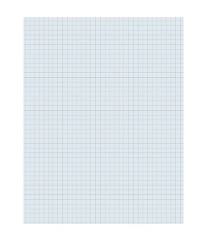 Graphing Paper, White, 1/4" Quadrille Ruled, 8-1/2" x 11", 500 Sheets