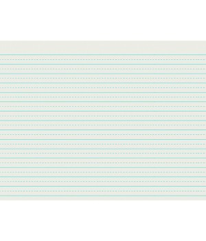 Newsprint Handwriting Paper, Alternate Dotted, Grade 3, 1/2" x 1/4" Ruled Long, 11" x 8-1/2", 500 Sheets