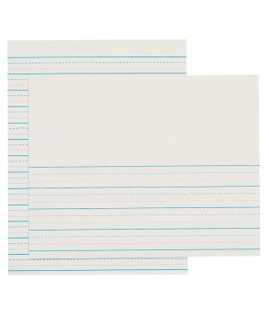 Newsprint Handwriting Paper, Skip-A-Line, Grades 2-3, 1/2" x 1/4" x 1/4" Ruled Short, 8-1/2" x 11", 500 Sheets