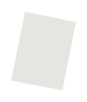 Grid Ruled Drawing Paper, White, 1/4" Quadrille Ruled, 9" x 12", 500 Sheets