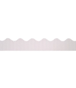 Decorative Border, White, 2-1/4" x 50', 1 Roll
