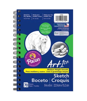 Sketch Diary, Standard Weight, 9" x 6", 70 Sheets