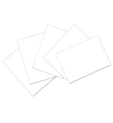 Index Cards, White, Unruled, 4" x 6", 100 Cards