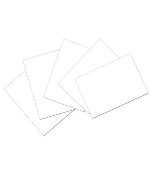 Index Cards, White, Unruled, 4" x 6", 100 Cards