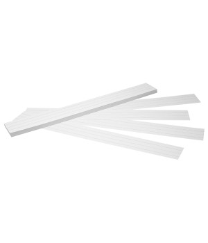 Sentence Strips, White, 1-1/2" Ruled, 3" x 24", 100 Strips