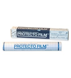 Protecto Film, Clear, Non-Glare Plastic, Dispenser Box Included, 18" x 65', 1 Roll