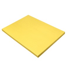 Construction Paper, Yellow, 18" x 24", 100 Sheets