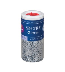 Glitter, Silver, 4 oz., 1 Jar