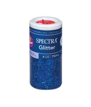 Glitter, Blue, 4 oz., 1 Jar