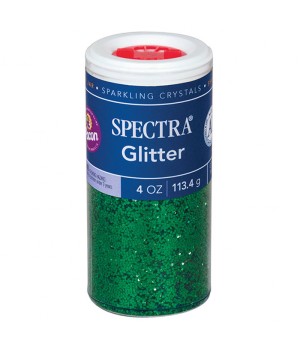 Glitter, Green, 4 oz., 1 Jar
