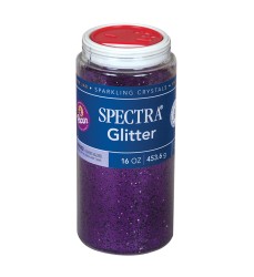 Glitter, Purple, 1 lb., 1 Jar