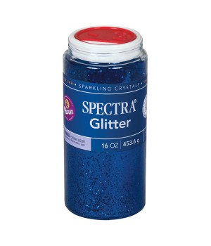 Glitter, Blue, 1 lb., 1 Jar