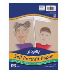 Self Portrait Paper, Light Almond, 9" x 12", 100 Sheets
