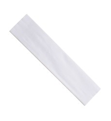 Crepe Paper, White, 20" x 7-1/2', 1 Sheet