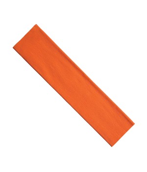 Crepe Paper, Orange, 20" x 7-1/2', 1 Sheet