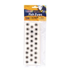 Fish Eyes, Holographic, Assorted Sizes, 124 Pieces