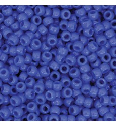 Pony Beads, Blue, 6 mm x 9 mm, 1000 Pieces