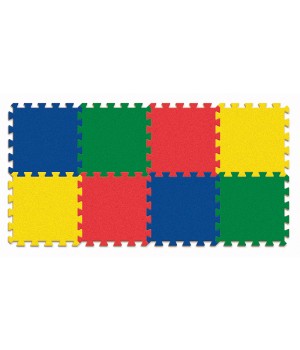 Carpet Tiles, Solid Color Expansion Pack, 12" x 12", 4 Count