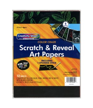 Art Paper, Color Craze, 12 Sheets