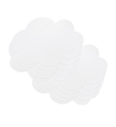 Self-Stick Dry Erase Clouds, White, 7" x 10", 10 Count