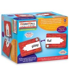 WordWall Challenge Card Game, Prefixes & Suffixes, 3-1/2" x 2-1/2", 300 Cards