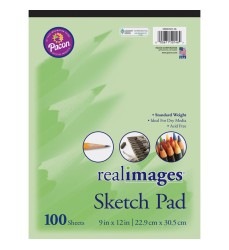 Sketch Pad, Standard Weight, 9" x 12", 100 Sheets