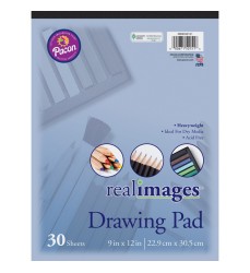 Drawing Pad, Heavyweight, 9" x 12", 30 Sheets