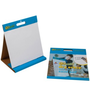 Dry Erase Table Top Easel Pad, Non-Adhesive, White, 16" x 15", 10 Sheets