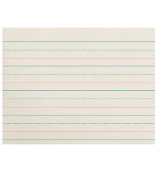 Newsprint Handwriting Paper, Dotted Midline, Grades Pre-K & K, 1-1/8" x 9/16" x 9/16" Ruled Long, 10-1/2" x 8", 500 Sheets