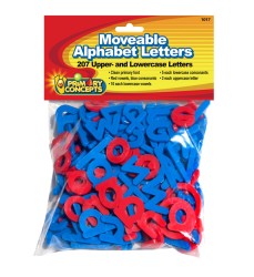 Moveable Alphabet Letters, 207 letters