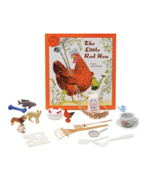 The Little Red Hen 3-D Storybook