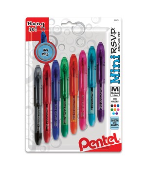 R.S.V.P.® Mini Ballpoint Pens, 8-pack