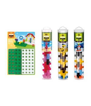 Plus-Plus® BIG Zoo Tubes & Baseplate Bundle